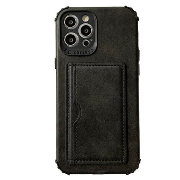 Quality Shockproof Card Pocket Phone Case Vintage PU Leather KickStand Toughed Corners for sale