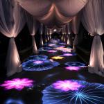 Immersive Interactive Gaming Projector System Fun Interactive Floor Games