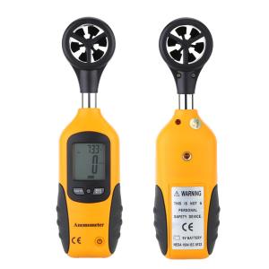 China Handheld Pocket Size LCD Screen Display Digital Anemometer Wind Speed Measurement Measuring Tool on sale