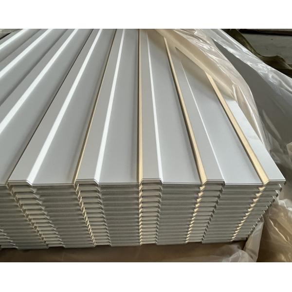 RAL9002 White Grey Off White Color Tile Metal Roof Panels Trapezoidal Galvanized Corrugated Metal Roof Panels 0.45mm TCT