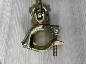 China Double Clamp Scaffolding Coupler Crossed Fastener Swivel Scaffold Coupler on sale