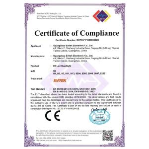 Guangzhou Evitek Electronic Co., Ltd. Certifications