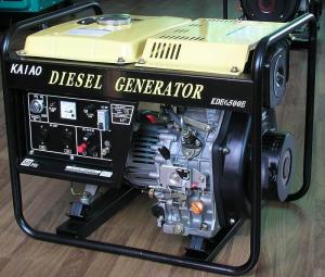 Buy cheap Fuel Efficient Open Frame Portable Diesel Power Generator Automatic Transfer Switch product