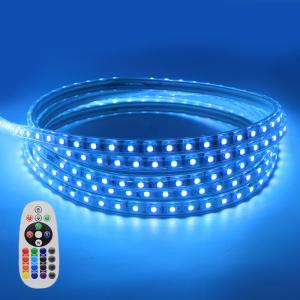 Buy cheap 110V Remote Control Smart LED Rope Lights , Dimmable Smd LED Flexible Strips 5050 product