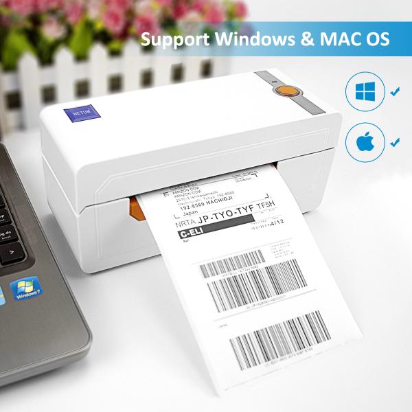 Netum Thermal Label Printer with 110mm 4 inch A6 Label Barcode Printer USB Port Work with Amazon paypal Etsy Ebay US