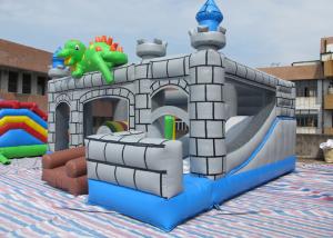 Medium Size Kids Inflatable Bouncer Castle Style For Kindergarten KP-D014