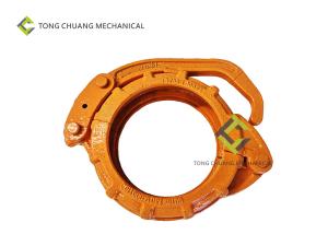 China Concrete Pump 125A Quick Release Pipe Clamp Alloy Structural Steel on sale