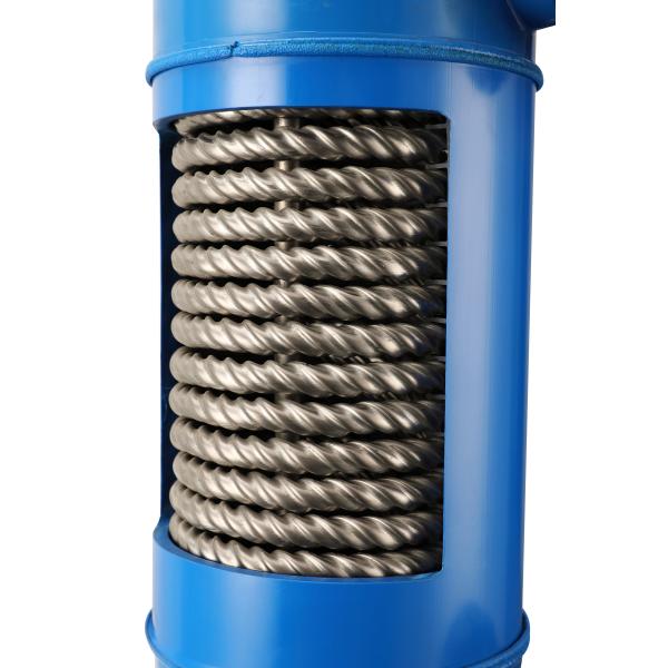 Custom Evaporator / Condenser Heat Exchanger With Welded Titanium Tube