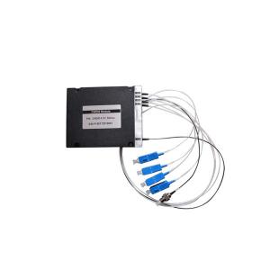 FTTH 1x4 CWDM Passive Multiplexer CWDM Mux Wavelength Division Multiplexing In Optical Fiber