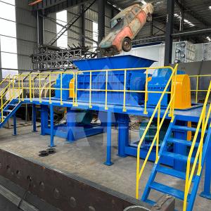 Scrap Car Shell Shredder Bicycle Twin Shaft Shredder Machine