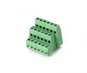 Buy cheap EU Style PCB Terminal Block Connector CET1.5 Plugged in 5.08mm Pitch 1*06P Green product
