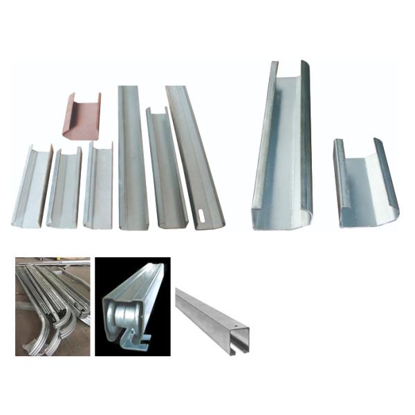 Hydraulic Punching 1.0mm Shutter Door Roll Forming Machine With Touch Screen