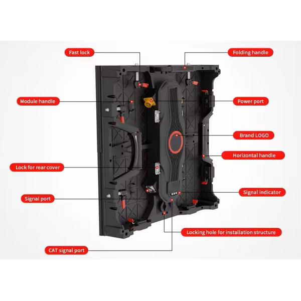 Outdoor P2.97 Rental Led Display Commercial 4k led display Programmable FHD led screen