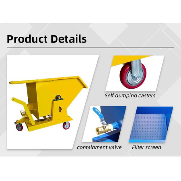 Mobile Self Tipping Hopper For Construction Mining Waste Management