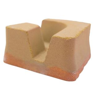 Long Polishing Life Magnesite Silicon Carbide Bonded Frankfurt Grinding Block for Marble
