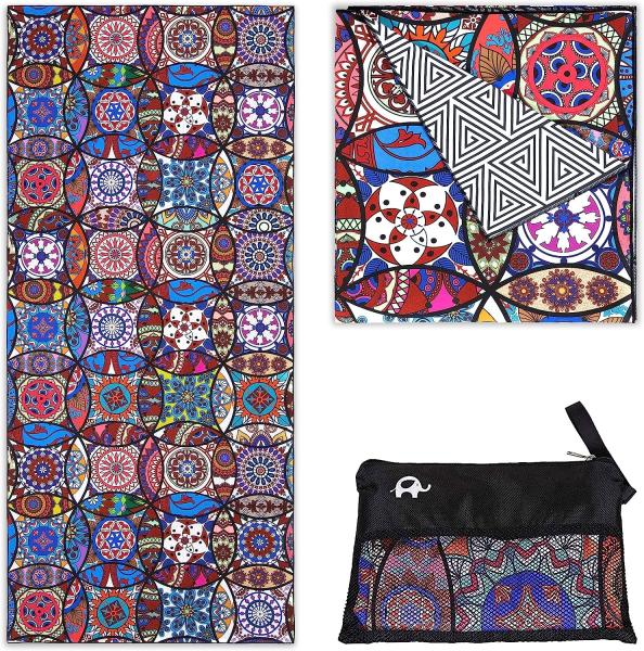 Quality Microfiber Material Printed Beach Towel With Machine Washable Care Instructions for sale