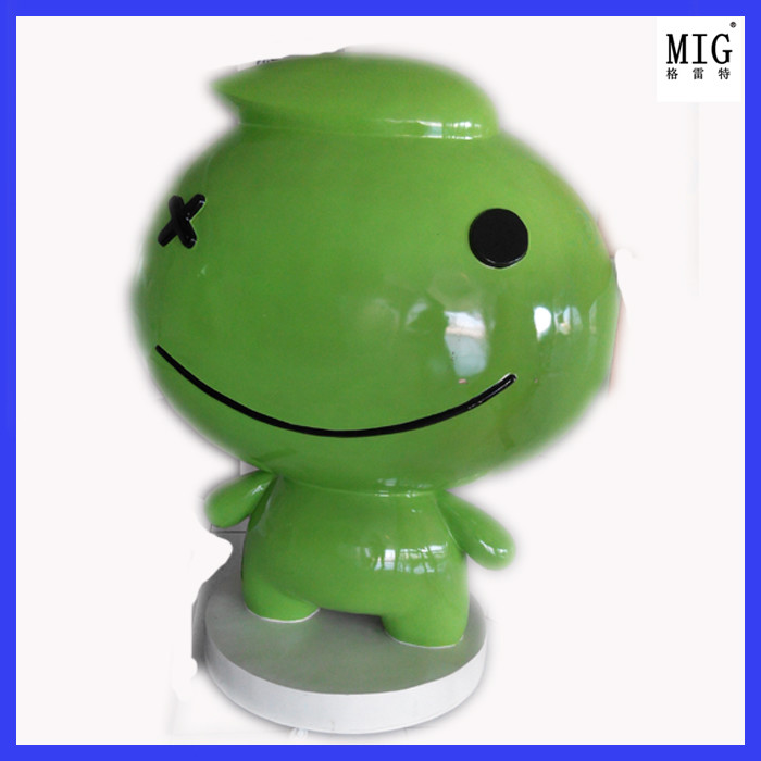 customize statues different theme of company image logo statue in props and oddities gate exhibition decoration