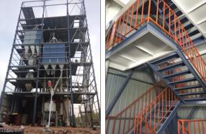 Cattle Chicken Feed Pellet Production Line Computer Control Auto Type 5 - 8t/H
