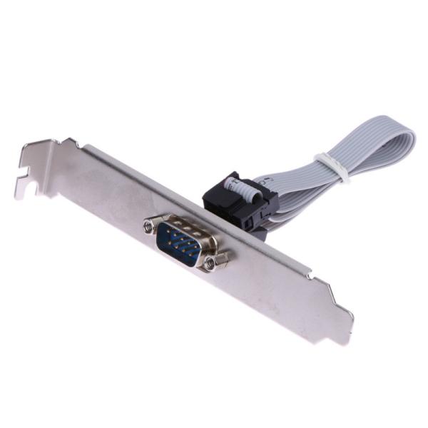 High Quality Motherboard RS232 DB9 Pin Com Port Ribbon Serial Cable Connector