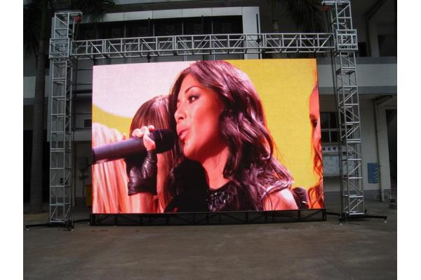 Curved Installment Inside Rental LED Wall Video Screens P3 Stage / Advertisement