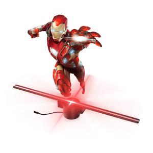 China 42cm 224LED LED Display Mini Logo Neon HD Access Turnstile Support Holographic LED Fan Projector Adverting 3D Hologram Fan on sale