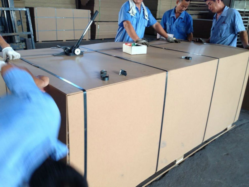 Shanghai factory made high glossy PET MDF board in good quality