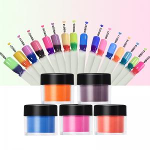 Buy cheap No Lamp Cure Nails bulk pigment powder mood changing dip powder color changing pearl pigment powder product