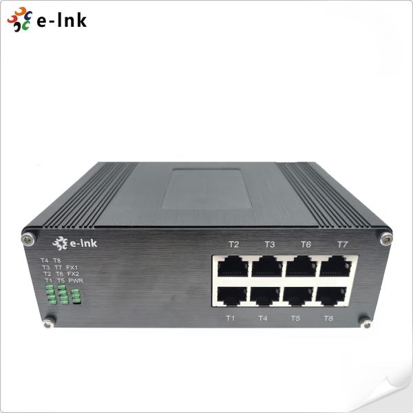 Quality Unmanaged Ethernet Industrial PoE Switch 8 Port Gigabit RJ45 for sale