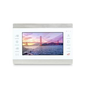 China 4 wire video intercom for smart home with 7 inch indoor touch key monitor and waterproof outdoor station video doorbell on sale
