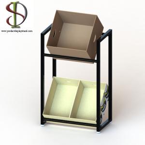 China Grocery Store Adjustable Feet Beverage Display Stand / Rack L106 X D32 X H85cm on sale