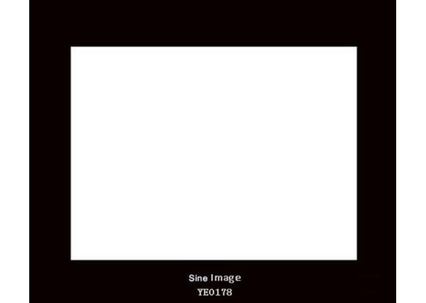 Quality YE0178 BlankFilm White Balacing Test Target 4:3 Ratio 100% WHITE TEST CHART Shading Measurement  Chart for sale