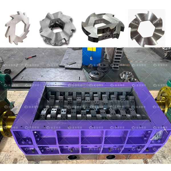 Industrial Grade Metal Shredder for Stainless Steel and Aluminum Alloy Processing Double Shaft Shredder