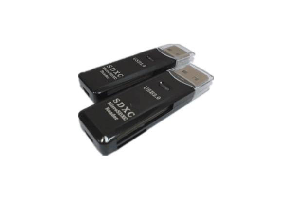 Quality Plug And Play Portable Card Reader 2 IN 1 Memory Card Reader For Windows Mac for sale