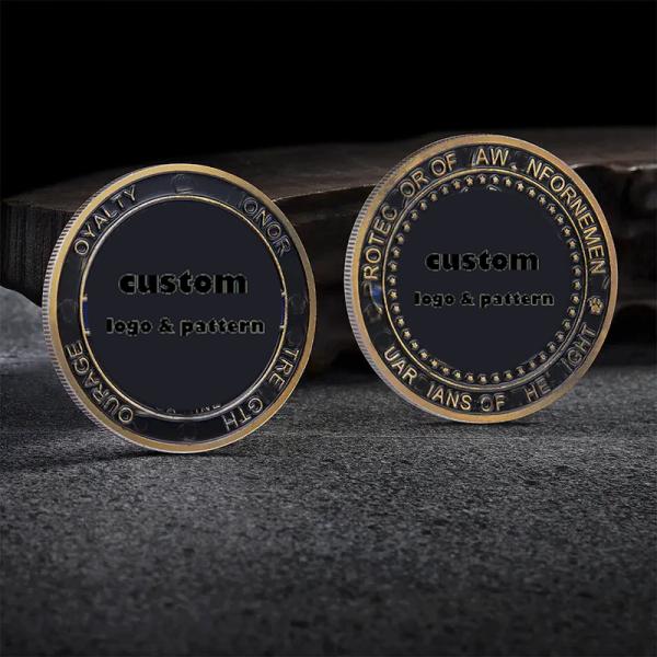 Custom Logo Soft Enamel Challenge Coin in Zinc Alloy for Commemorative Collections