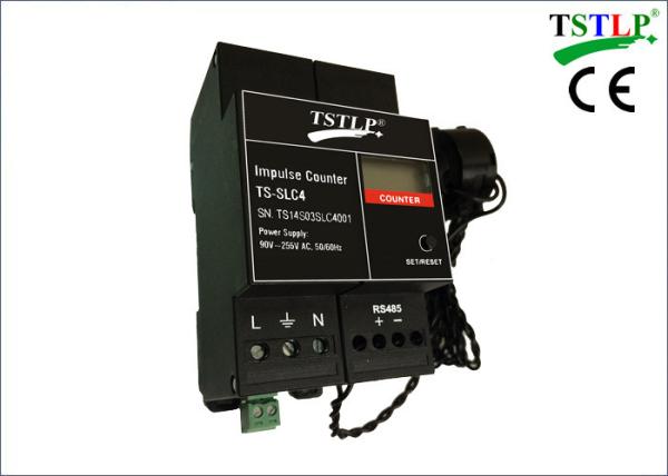 Quality RS485 Remote Communication Lightning Surge Counter Black Thermoplastic Housing for sale
