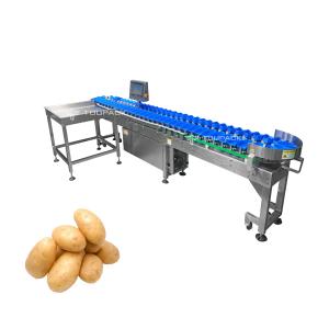 Buy cheap Stainless Steel Tomato Garlic Onion Sorting Machine Potato Grading Size Grader Machine Vegetable Weight Sorting Maine product