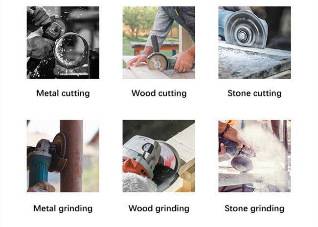 11000r/Min Angle Grinder 500w Disc Dia 100mm Electric Grinder Tool