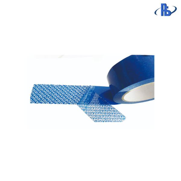 High Adhesive Tamper Proof Security Tape , Tamper Evident Seal Tape Polyester