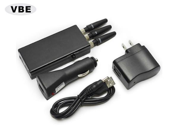Quality Vehicle Mounted Handheld Signal Jammer 5W Sending Power Large Coverage for sale