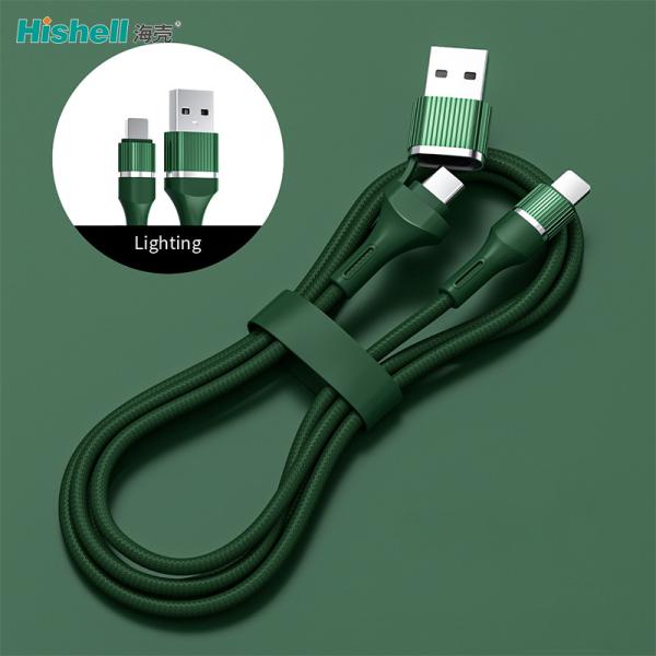 Quality Antiwear Practical Mobile Phone USB Cables Multiscene With Data Transfer for sale