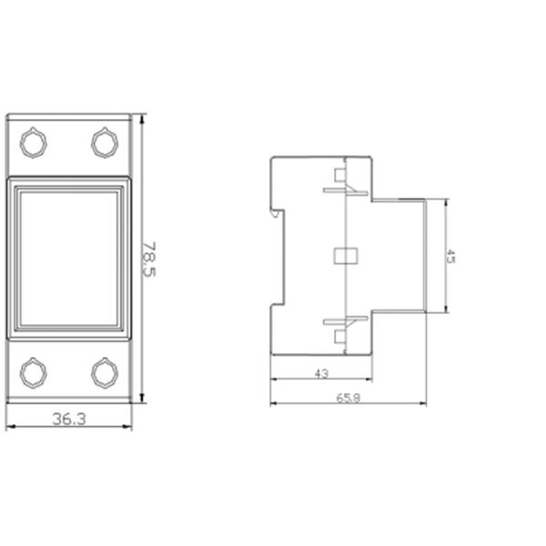 High Quality Single Phase Industrial Watt Hour Meter