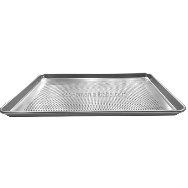 18''*13''*1'' 1.2mm Bottom perforated baking bread tray burger or hamburger or hot dog bun baking pan aluminium bread pan