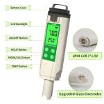 PH TDS EC TEMP Tester Pen Water Quality Tester With Backlit Display