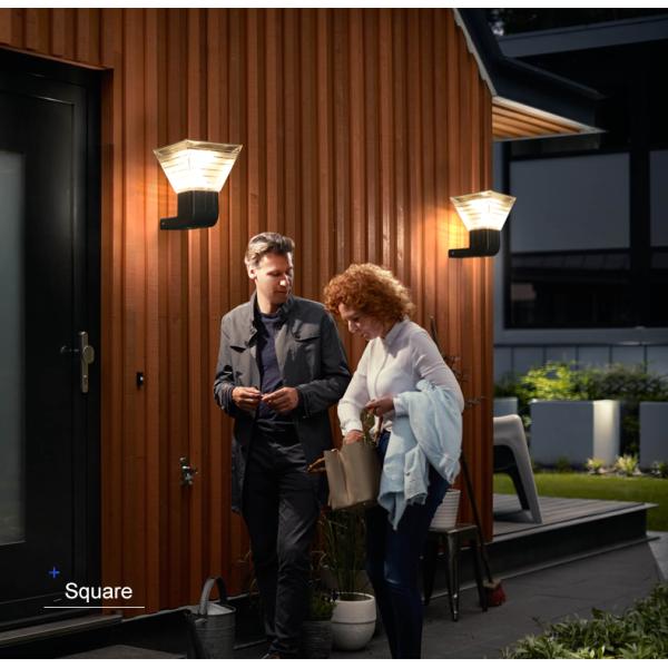 Outdoor Wall Mounted Solar Light , Solar body Induction Wall Lamp 3000k 6000k