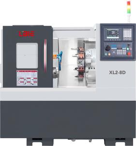 Buy cheap Medium Duty FANUC Live Tooling Lathe Horizontal Turret Lathe With 1 Channels Hydraulic System product