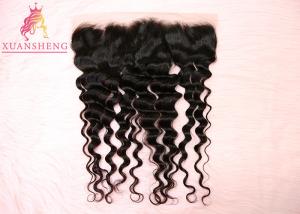 Virgin Indian Hair 13x4 Lace Frontal No Tangle Loose Wave Silky Swiss Lace Frontals