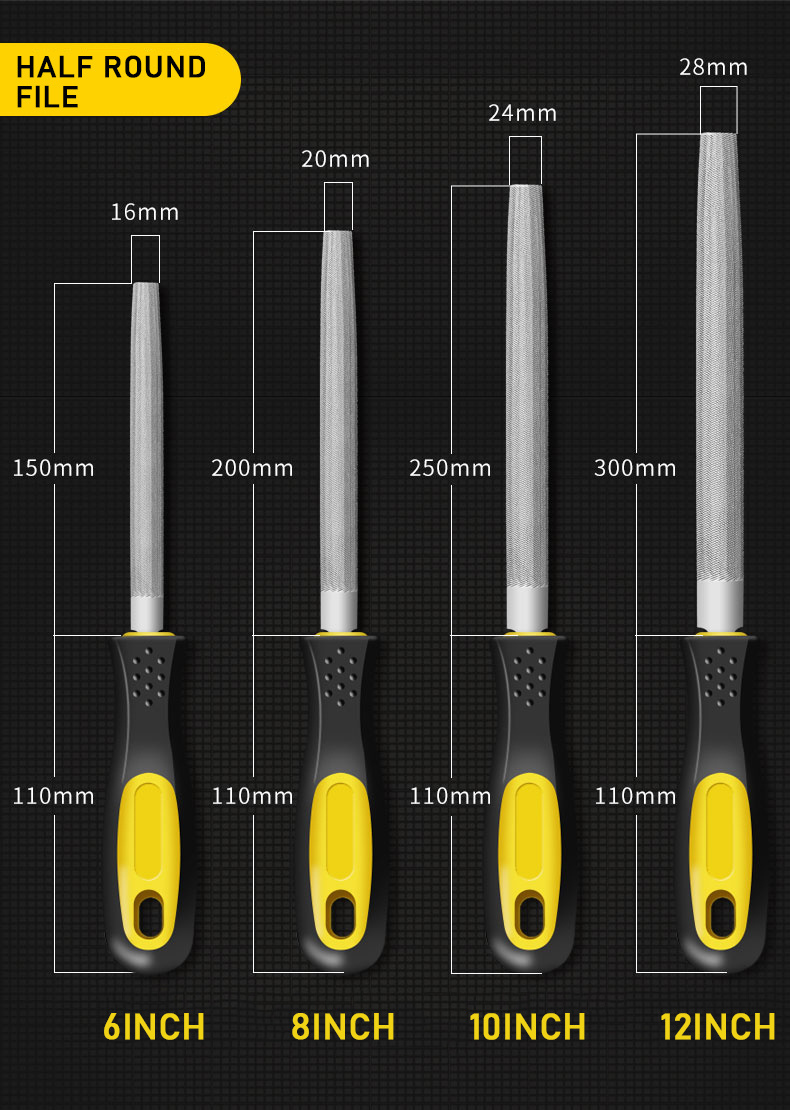 Types of Hand Files Triangular Steel Files