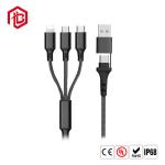 Micro USB Type C Lighting 3 4 In 1 3A Multi Phone Charger Fast Charging USB Data