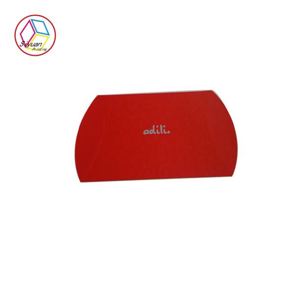 Quality Red Fancy Craft Paper Gift Box / Food Packaging Boxes For Pie Biscuits for sale
