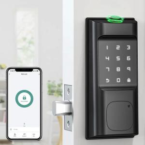 Buy cheap Digital Code Deadbolt Door Lock Tuya Access Smart Fingerprint IC Card Unlock product